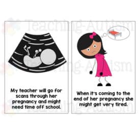 Social Story My Teacher is Having a Baby - Teaching Autism