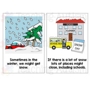 Snow Day at School Social Story