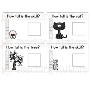 Halloween Measuring Task Cards