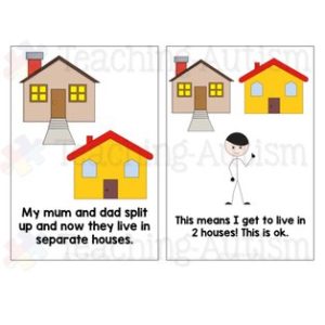 I Have Two Homes Social Story