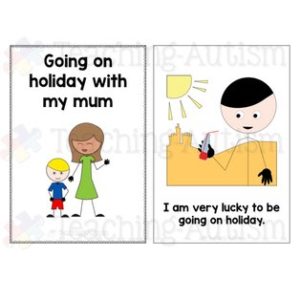 Going on Holiday with 1 Parent Social Story