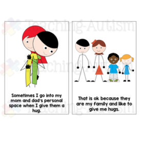 Personal Space Social Story, Visual Support - Teaching Autism