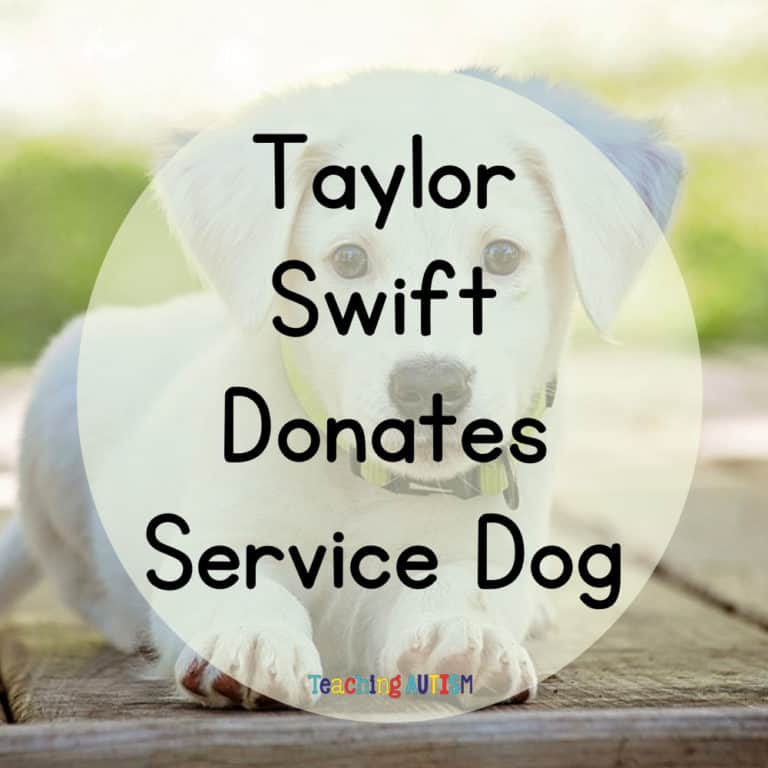 Autism Awareness Service Dog Taylor Swift