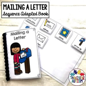 Mailing a Letter Adapted Book