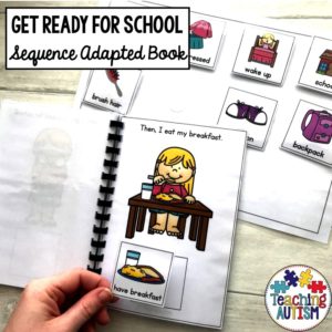 Getting Ready for School Adapted Book