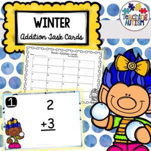 Winter Addition Task Cards