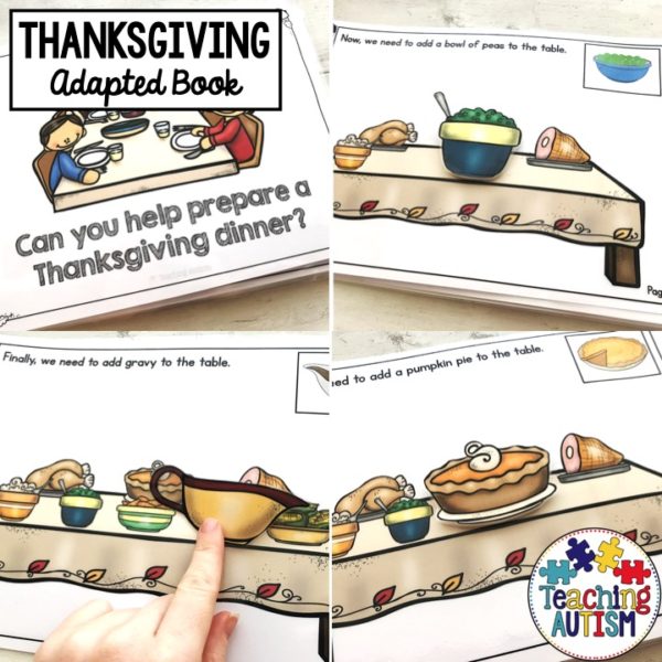 Thanksgiving Meal Adapted Book
