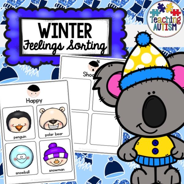 Winter Feelings Sorting Pages