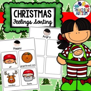 Christmas Feelings Sorting Pages