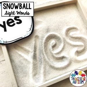 Snowball Sight Word Flashcards