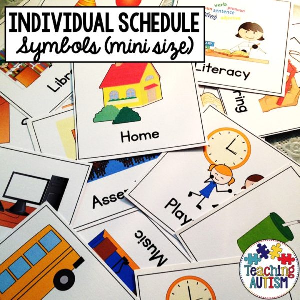 Visual Schedule Timeline Cards