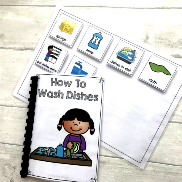 Washing Dishes Adapted Book