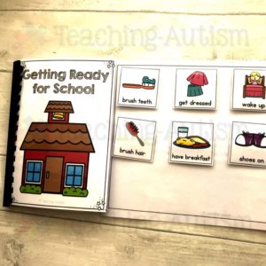 Getting Ready for School Adapted Book