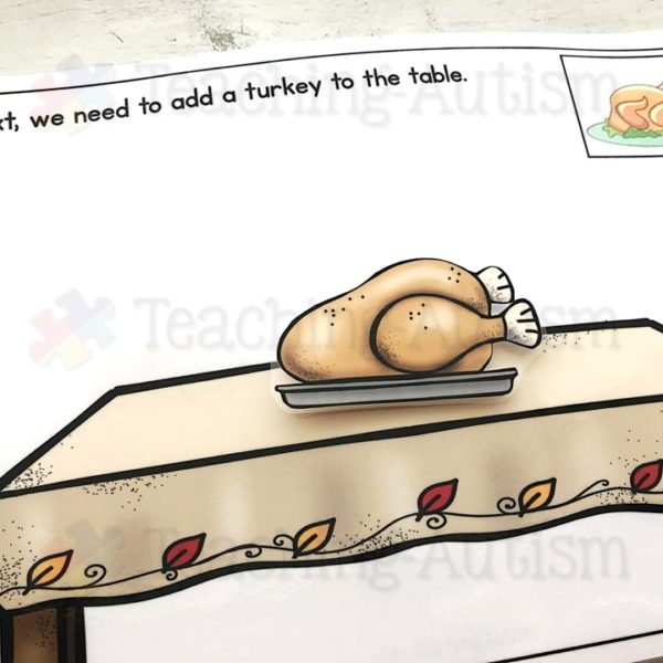 Thanksgiving Meal Adapted Book