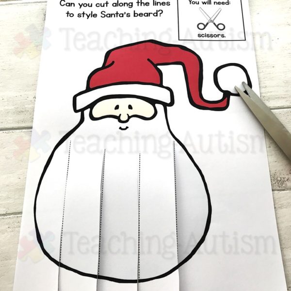 Style Santas Beard Fine Motor Skills