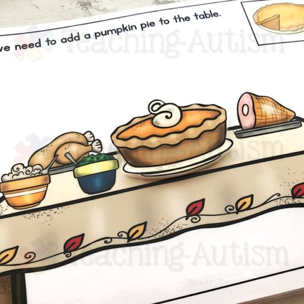 Thanksgiving Meal Adapted Book