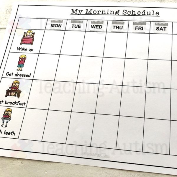 Morning and Evening Routine Reward Charts