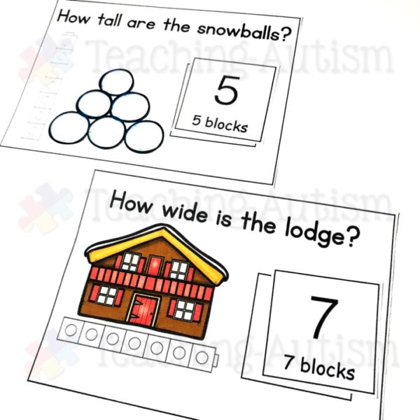 Winter Measuring Task Cards