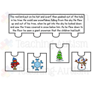 December Story Sequencing Jigsaws