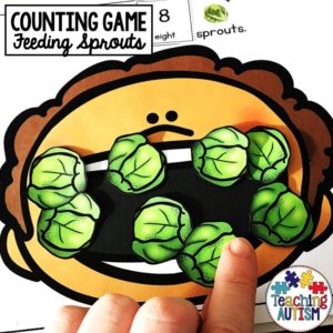 Christmas Counting Sprouts Activity