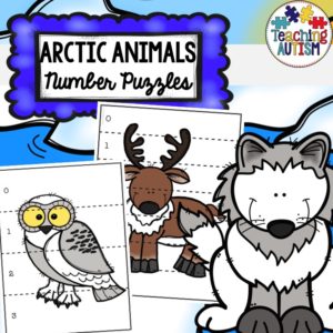 Arctic Animals Number Puzzles