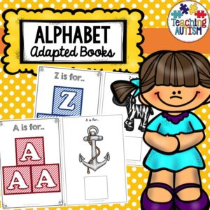 Alphabet Adapted Books, Letter Recognition
