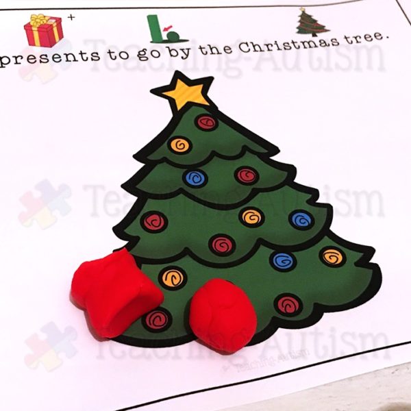 Christmas Counting Play Dough