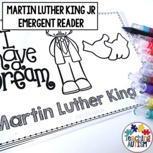Martin Luther King Jr Emergent Reader Book