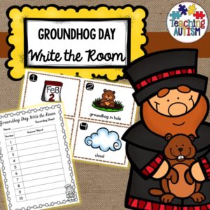 Groundhog Day Write the Room Activity