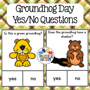 Groundhog Day Question Task Cards