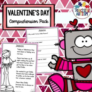 Valentine's Day Reading Comprehension Worksheets