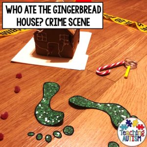 Who Ate the Gingerbread Mans House Crime Scene
