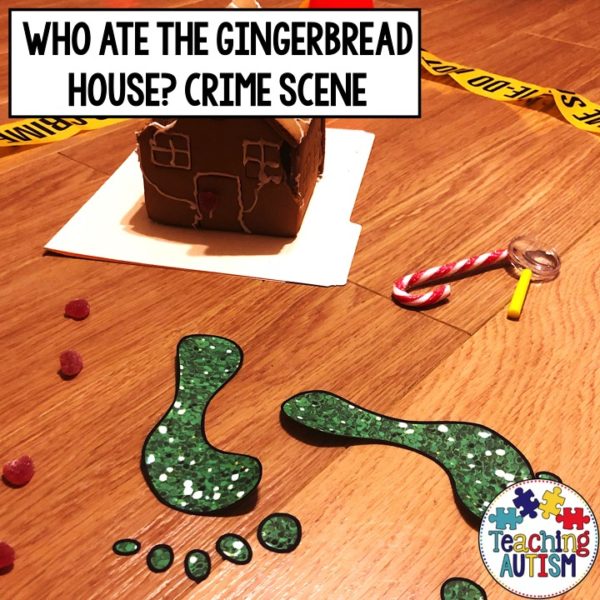 Who Ate the Gingerbread Mans House Crime Scene