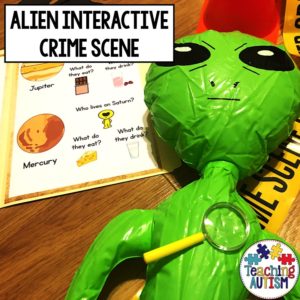 Alien Crime Scene Activity Pack
