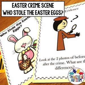 Easter Crime Scene Activity