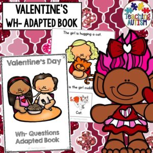 Valentine's Day Wh Questions Adapted Book