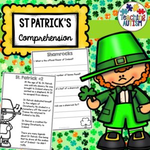 St Patrick's Day Comprehension Worksheets