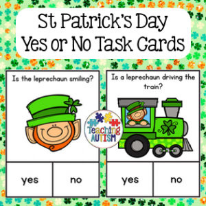 St Patrick's Day Question Task Cards