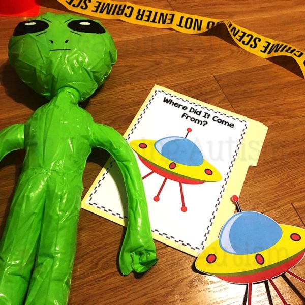 Alien Crime Scene Activity Pack
