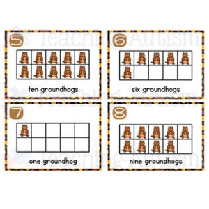 Groundhog Day Counting the Room Math Activity