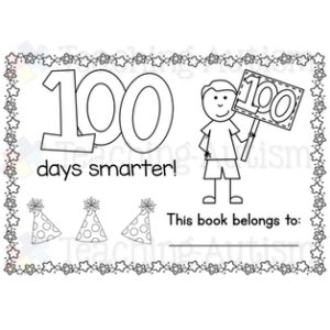 100th Day of School Work Book