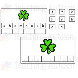 St Patrick's Day Spelling and Handwriting Activities