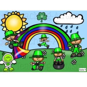 St Patrick's Day Wh Questions Speech Therapy