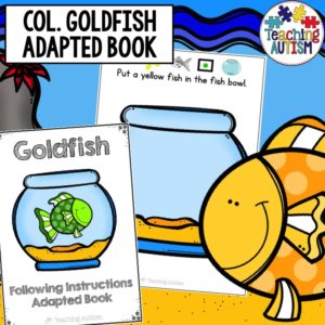 Colour Recognition Adapted Book Goldfish