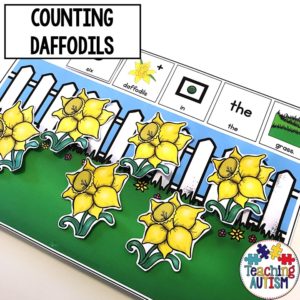 Counting Daffodils Math Activity