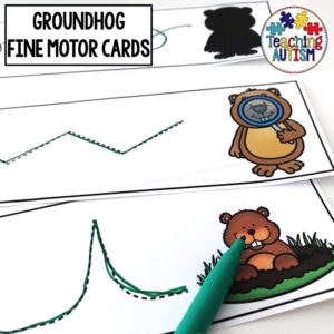 Groundhog Day Fine Motor Activities