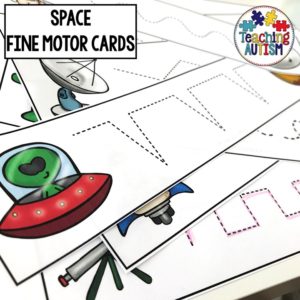 Space Activities Fine Motor Task Cards
