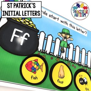 St Patrick's Day Initial Letter Matching