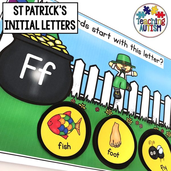 St Patrick's Day Initial Letter Matching