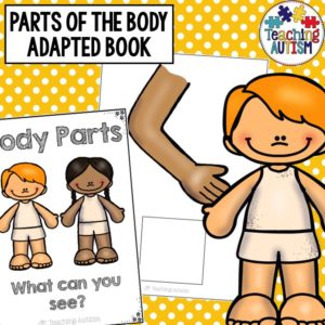Body Parts Adapted Book